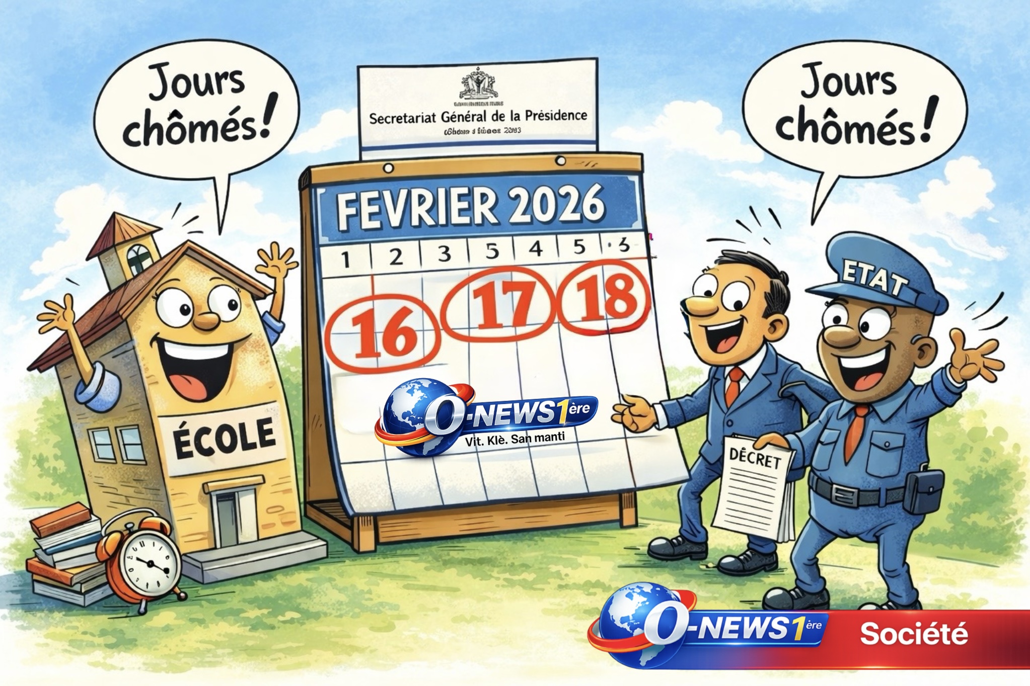 Présidence d’Haïti : 3 jours chômés annoncés sur tout le territoire