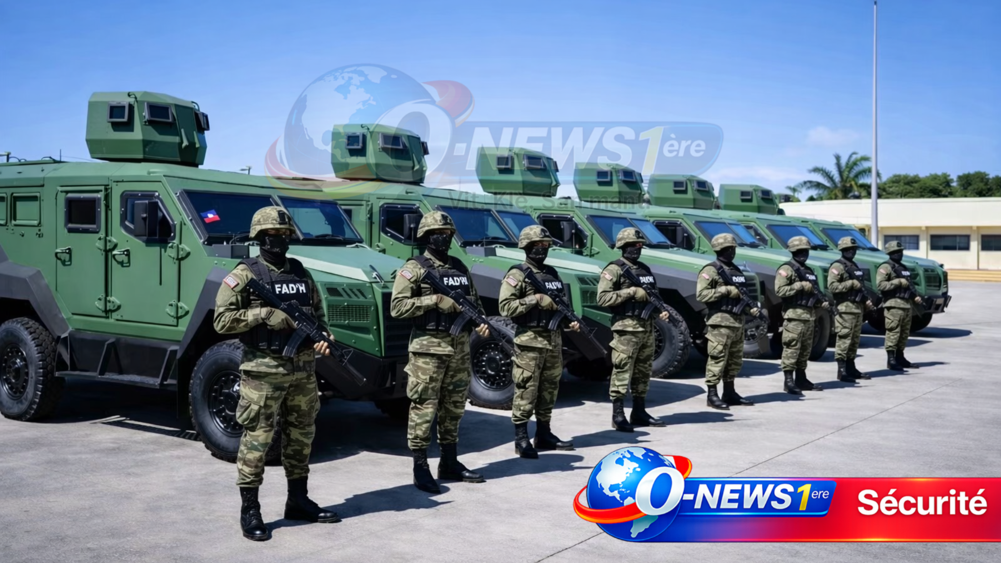 Renforcement militaire : 17 blindés pour les FAd’H, 11 déjà livrés et un méga-projet en perspective