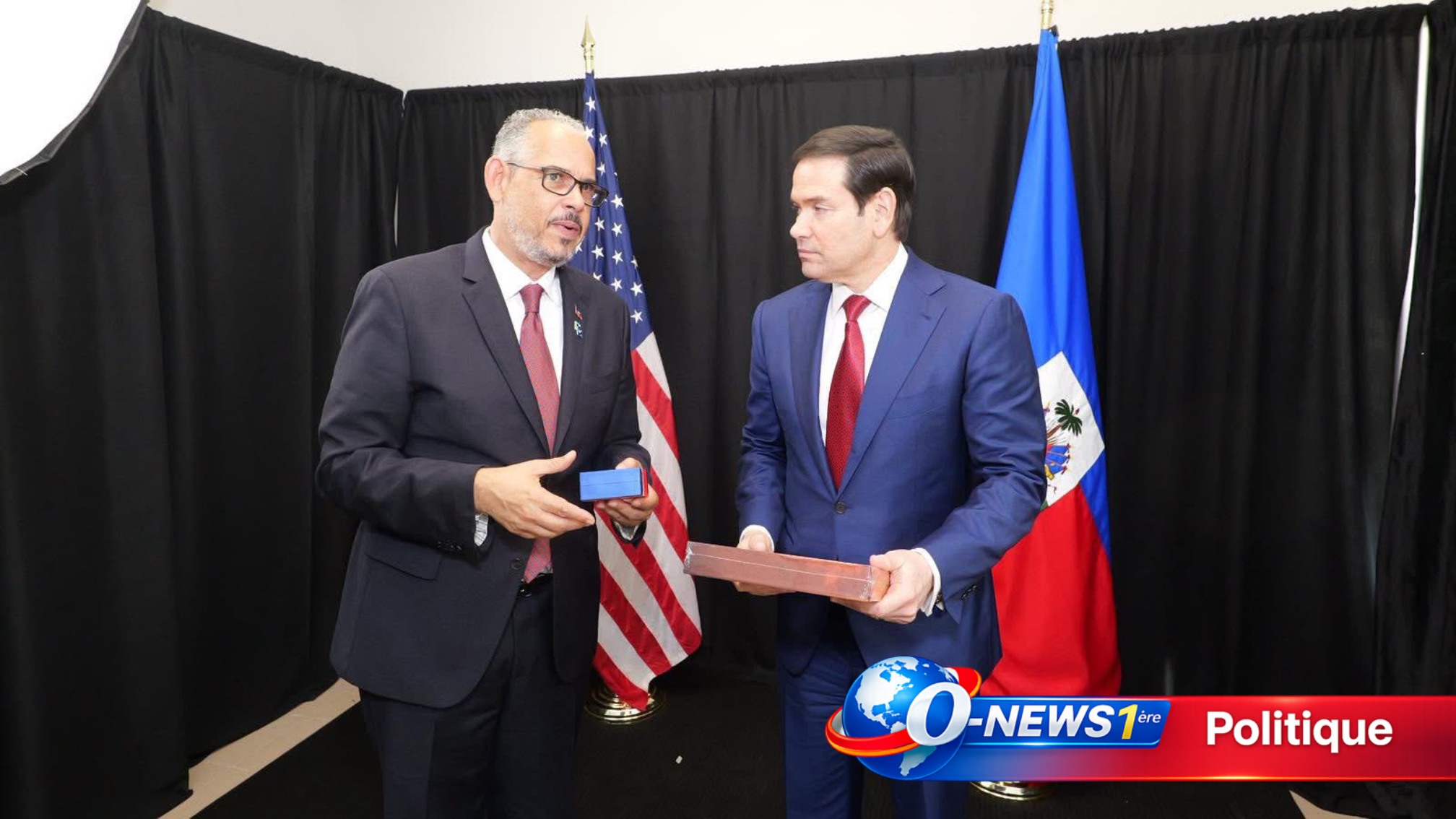 Sommet de la CARICOM : contesté en Haïti, Alix Didier Fils-Aimé rencontre Marco Rubio, son « his political patron  »