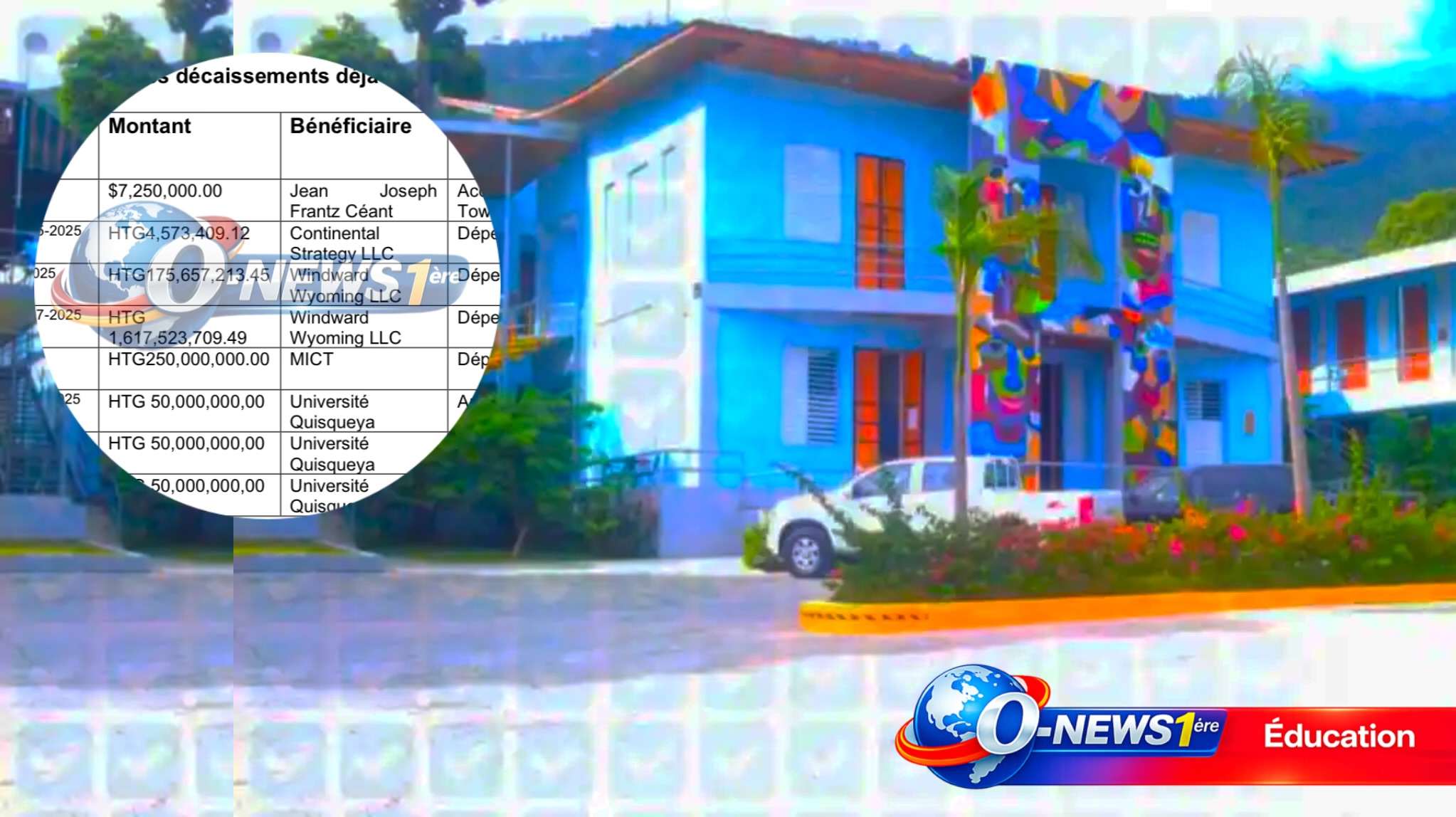 Gestion opaque du trésor public : plus de 100 millions de gourdes versées à l’Université Quisqueya sous le gouvernement d’Alix Didier Fils-Aimé