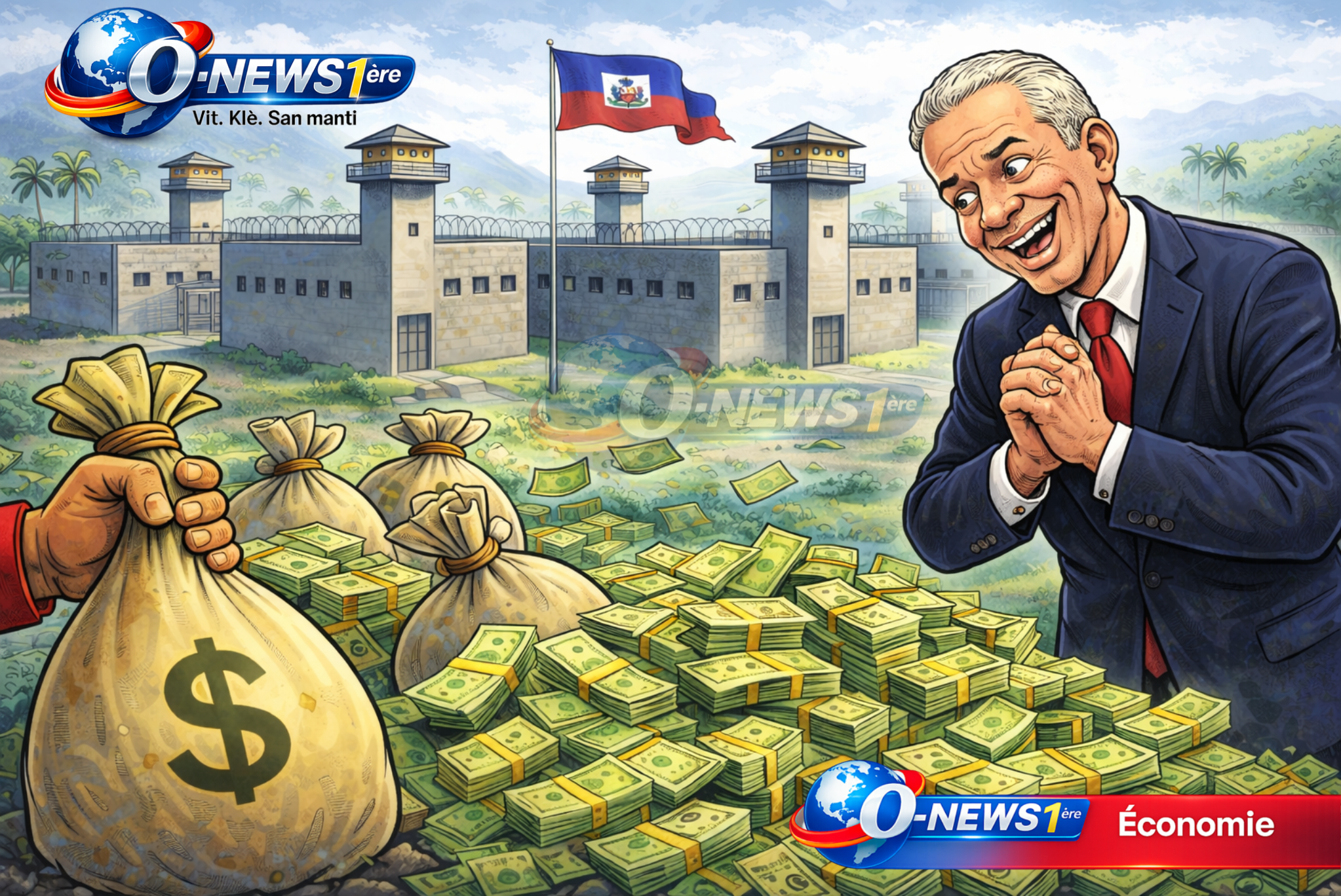 Contrats « sangsues » validés par Alix Didier Fils-Aimé :  l’État haïtien s’engage à payer 22 $ US par détenu et par jour pendant 50 ans dans 3 prisons, pour plus de 6 milliards $ US