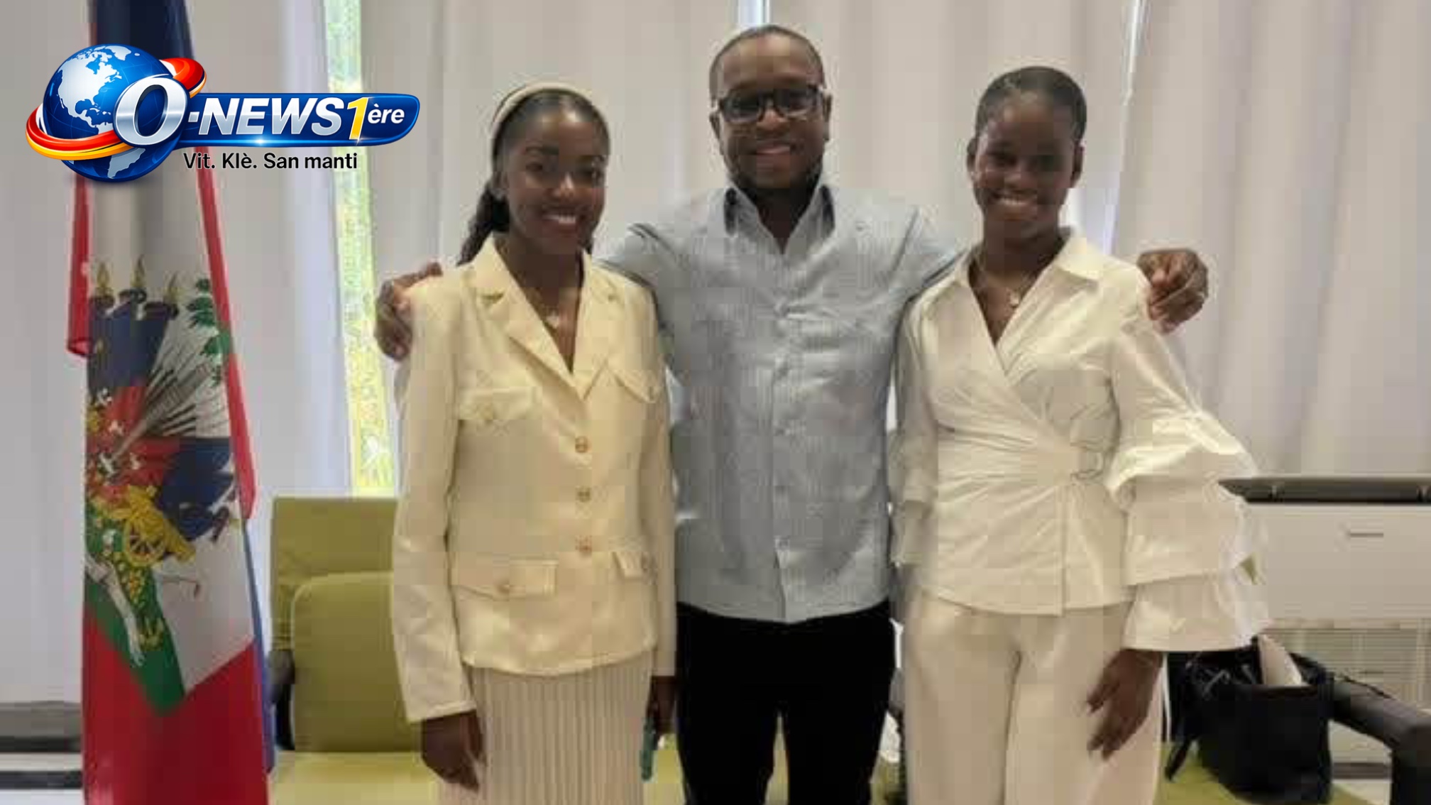 Péguy Jean échange avec Ariana et Abigaïl : deux jeunes Haïtiennes qui font rayonner le pays à l’international