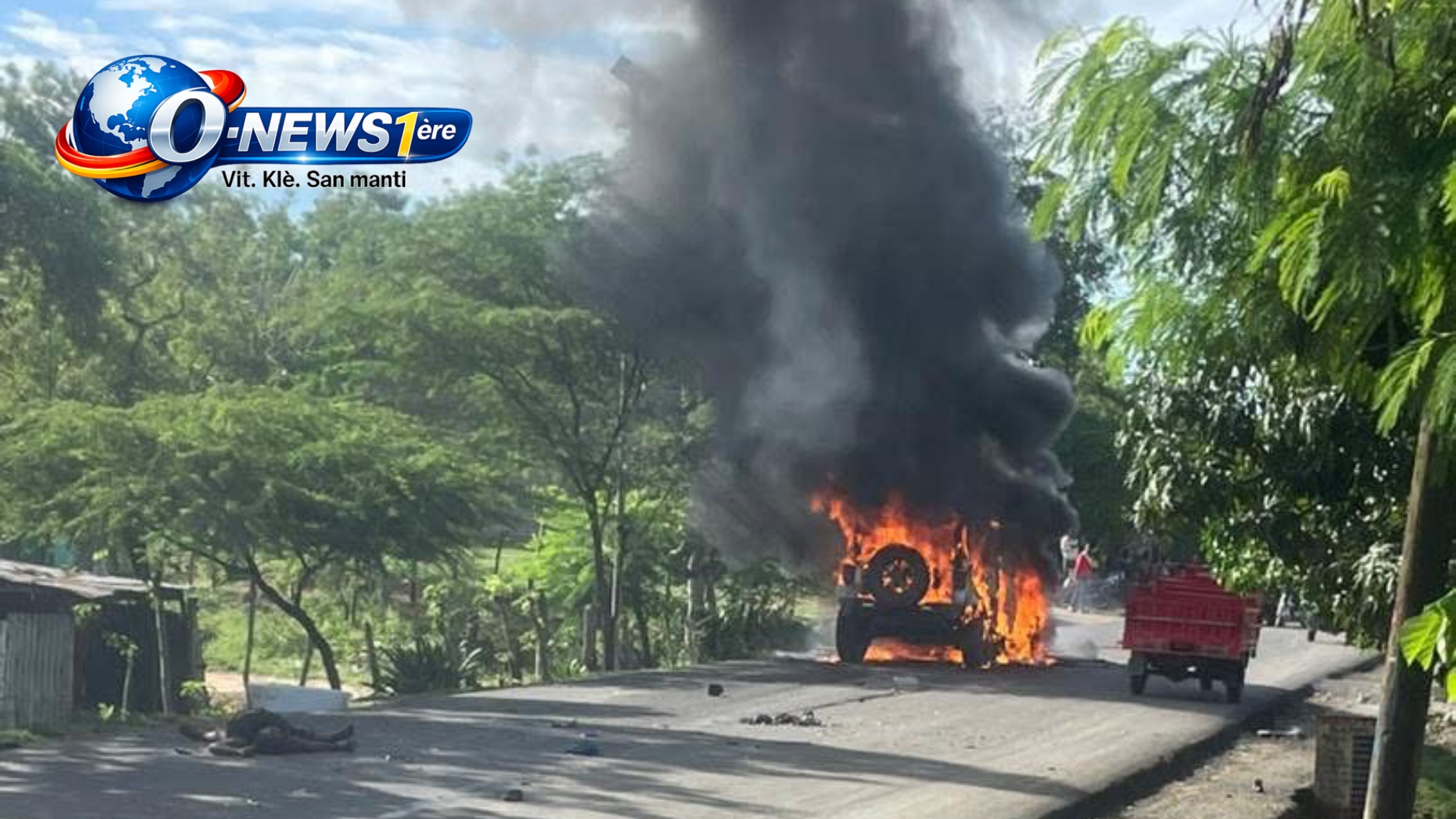 Ouanaminthe — Collision, explosion et scène d’horreur : des morts dans un accident d’une rare violence