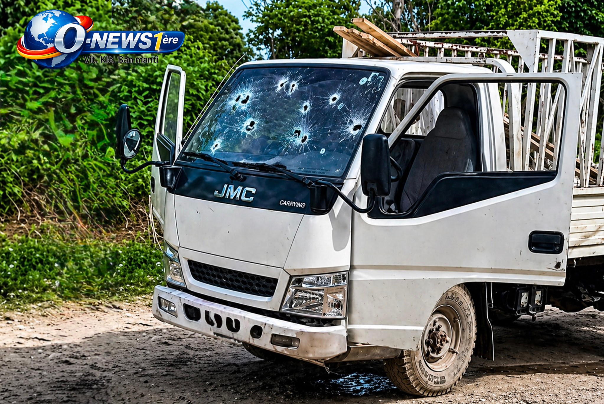 Nord d’Haïti : un camion d’employés criblé de balles — les gangs frappent aux portes de la Citadelle