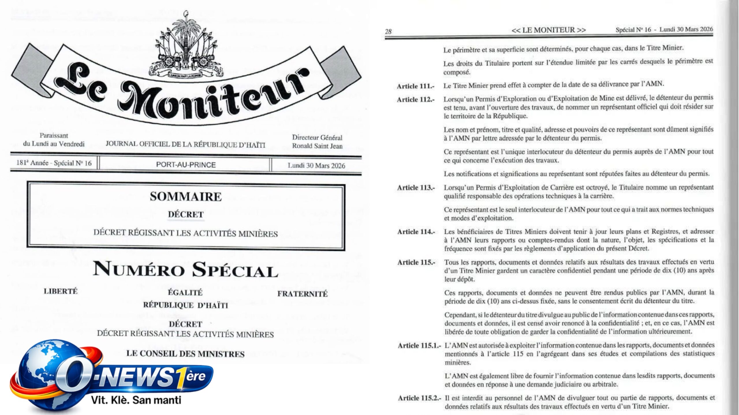 Jean-Charles Moïse denonse, gouvènman an defann li : Men sa ki kache dèyè 306 atik dekrè min 30 mas 2026 la