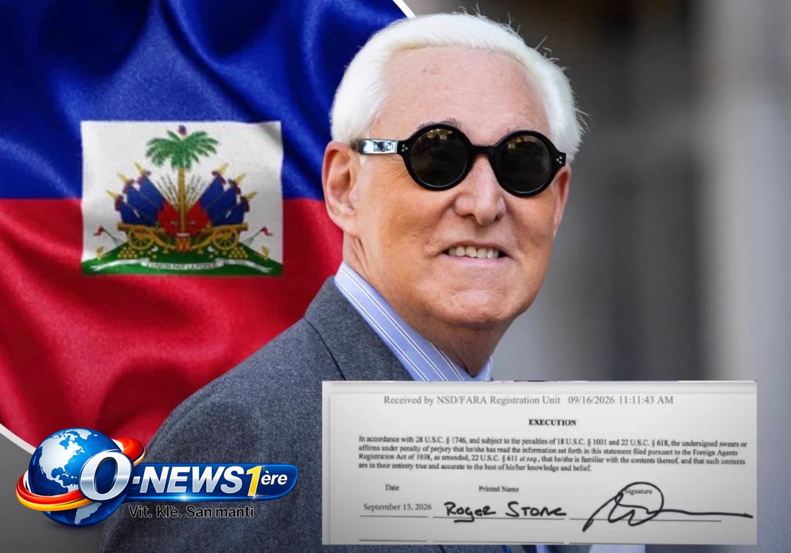 Alix Didier Fils-Aimé paie 65 000 $ par mois à Roger Stone : un groupe haïtiano-américain exige des explications