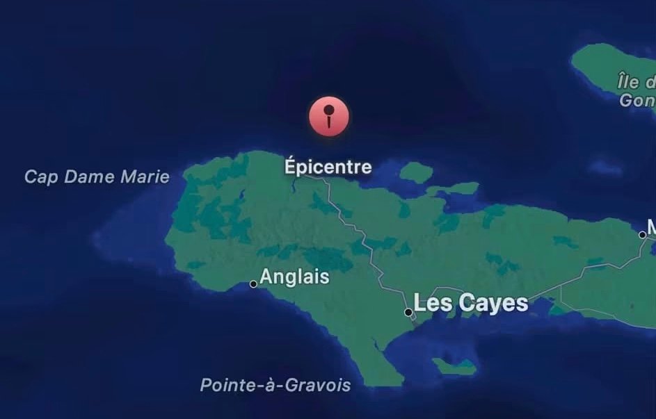 URGENT — Haïti : un séisme secoue Jérémie ce jeudi soir